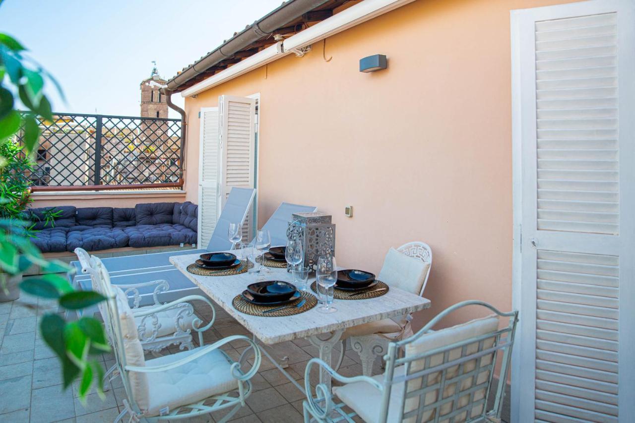 Luxury Top Floor In Trastevere Rome Bagian luar foto